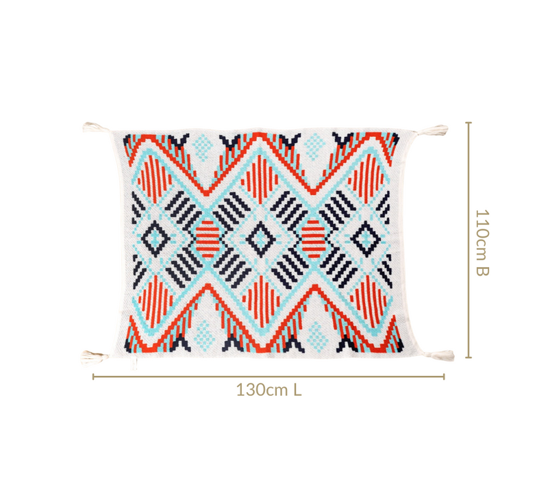 Boho Print Cosy Couch Throw