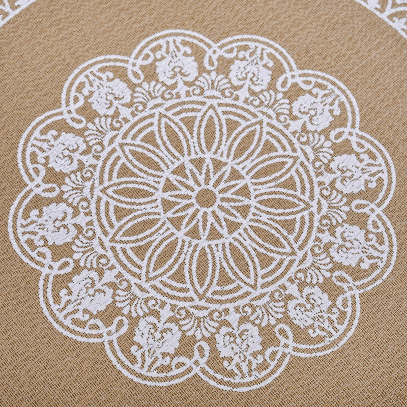 Boho White Mandala Table Mat Set Of 6