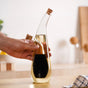 Glass Oil Bottle With Separate Vinegar Spout