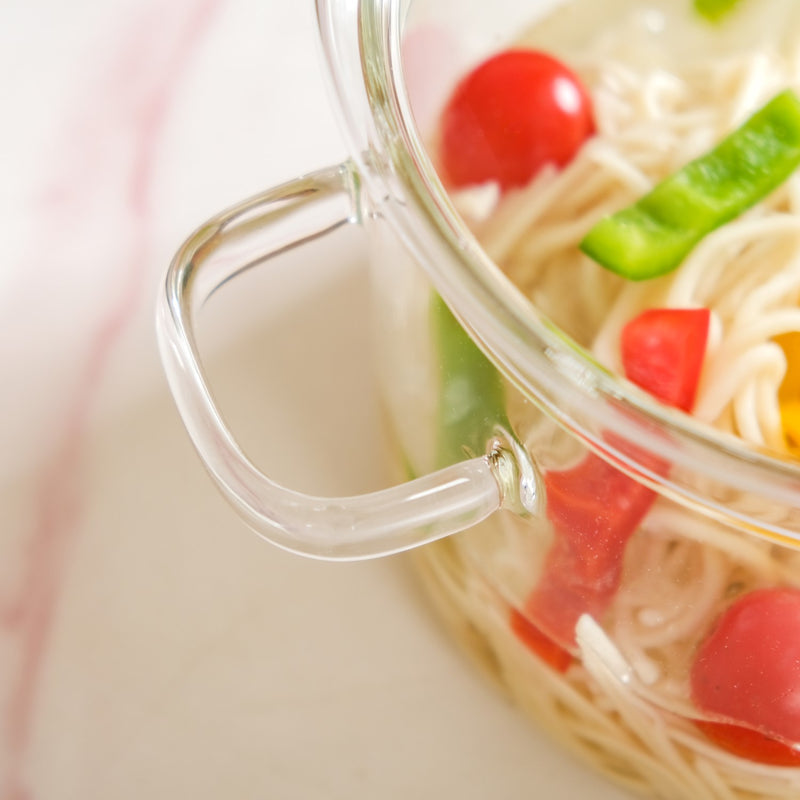 Borosilicate Glass Stovetop Cooking Pot 1750ml