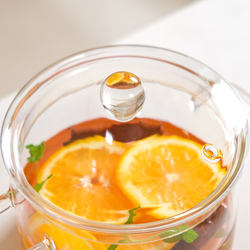 Borosilicate Glass Stovetop Cooking Pot 1750ml