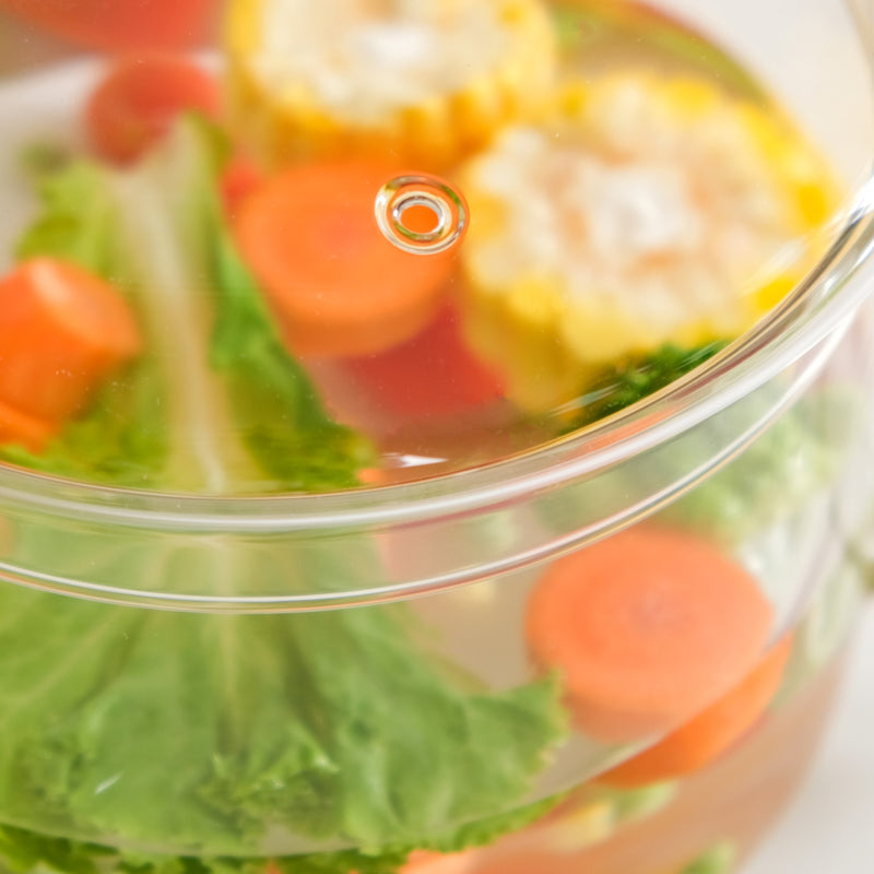 Borosilicate Multipurpose Glass Cooking Pot  2100ml