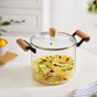Borosilicate Stovetop Pot With Handle Large 4500ml
