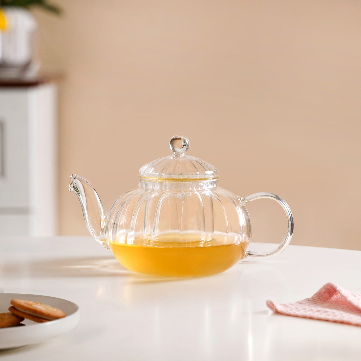 Glass English Breakfast Teapot 650ml