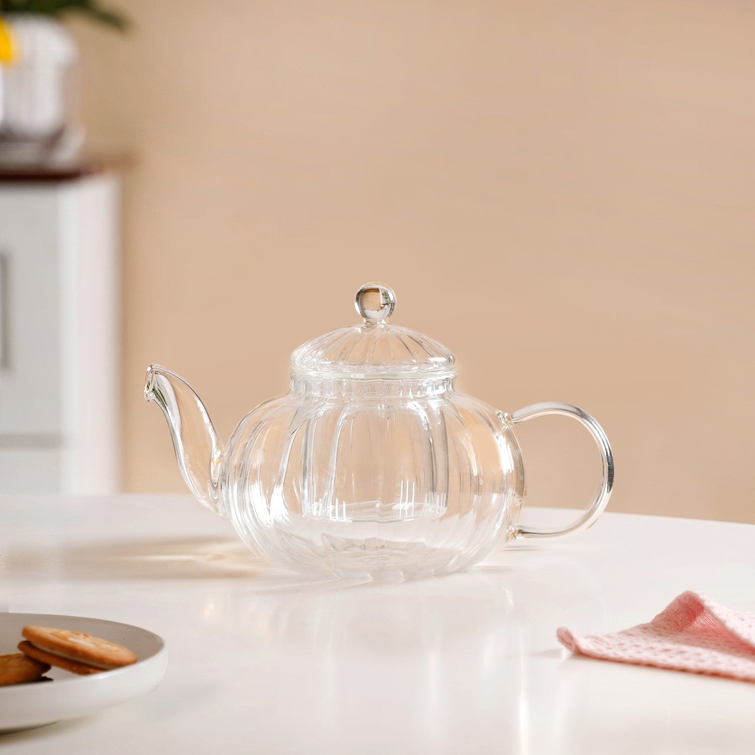 Glass English Breakfast Teapot 650ml