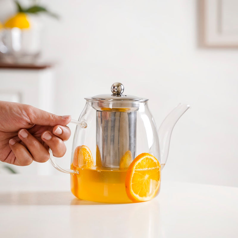 Borosilicate Transparent Teapot 1000ml