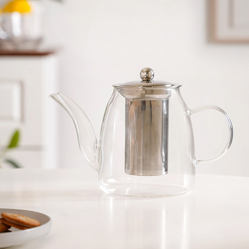Borosilicate Transparent Teapot 1000ml