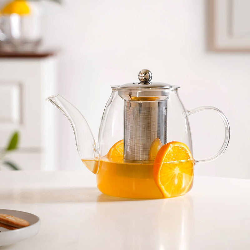 Borosilicate Transparent Teapot 1000ml