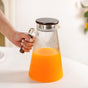 Borosilicate Glass Fluted Lemonade Jug With Lid 1800ml