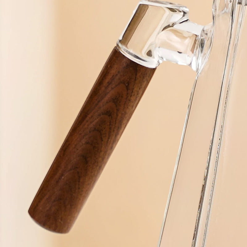 Borosilicate Glass Jug With Wooden Handle 1800ml