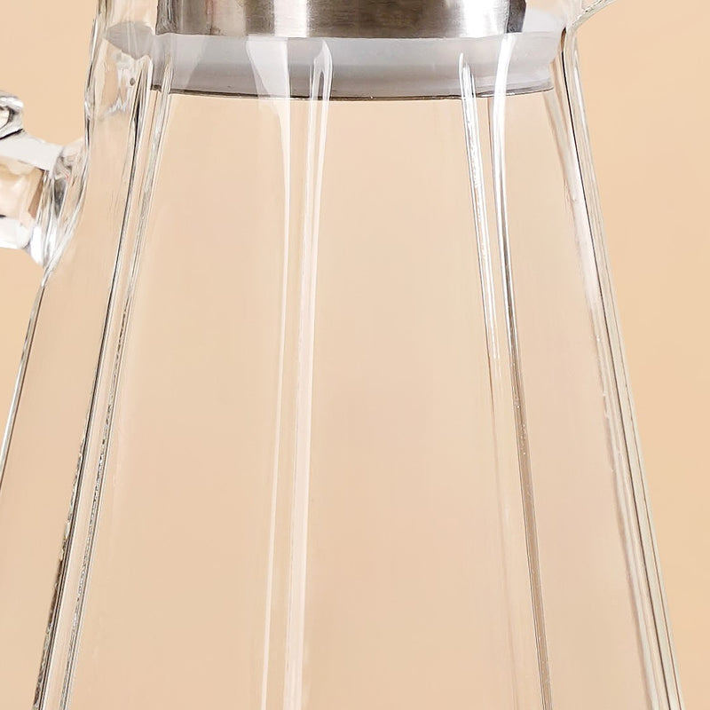 Borosilicate Glass Jug With Wooden Handle 1800ml