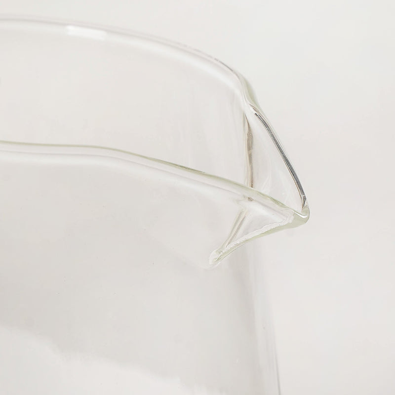 Borosilicate Glass Jug With Wooden Lid 1150ml