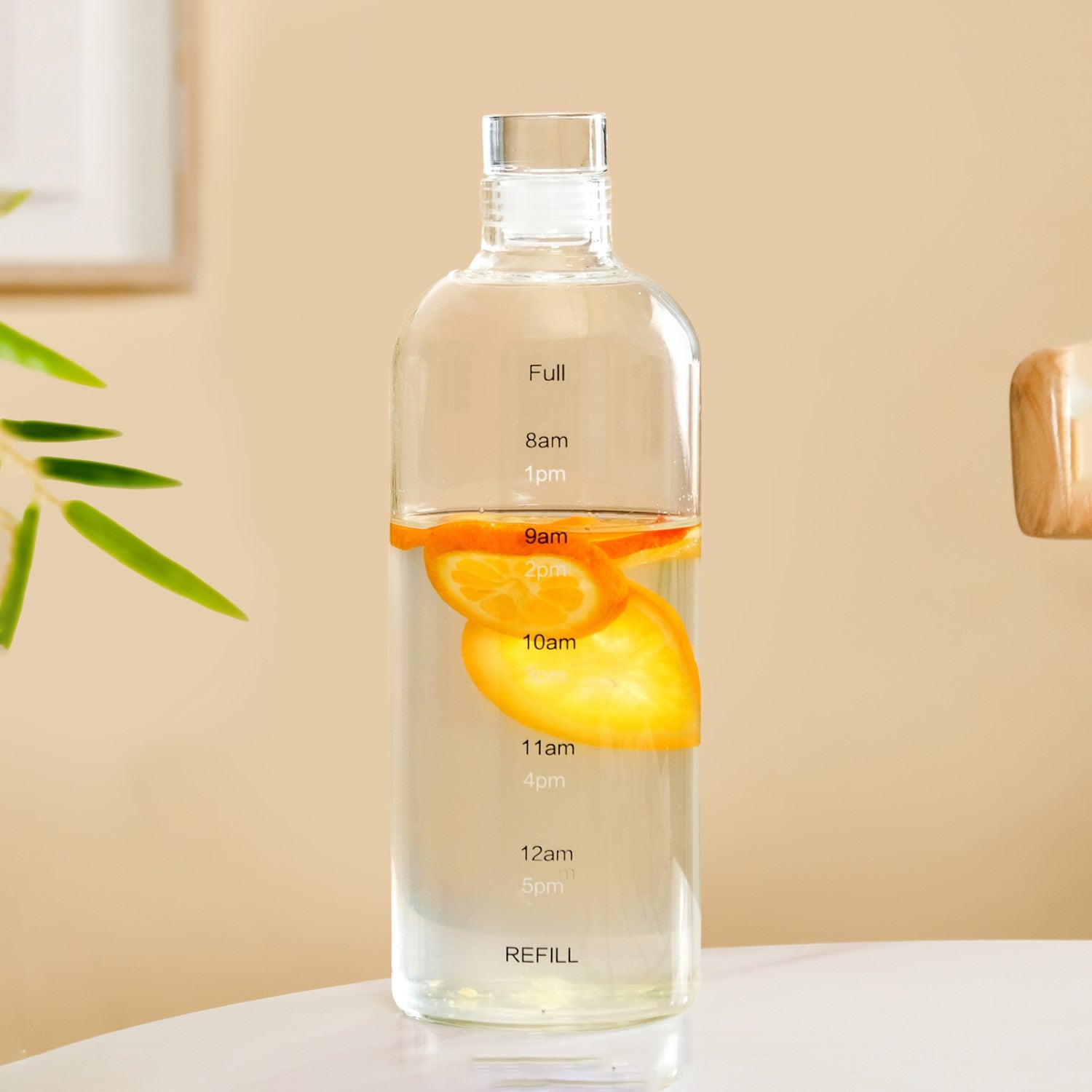 Borosilicate Glass Water Bottle 1050ml