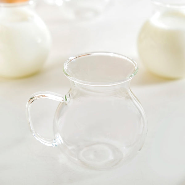 Borosilicate Milk And Creamer Pots Set Of 6 200ml
