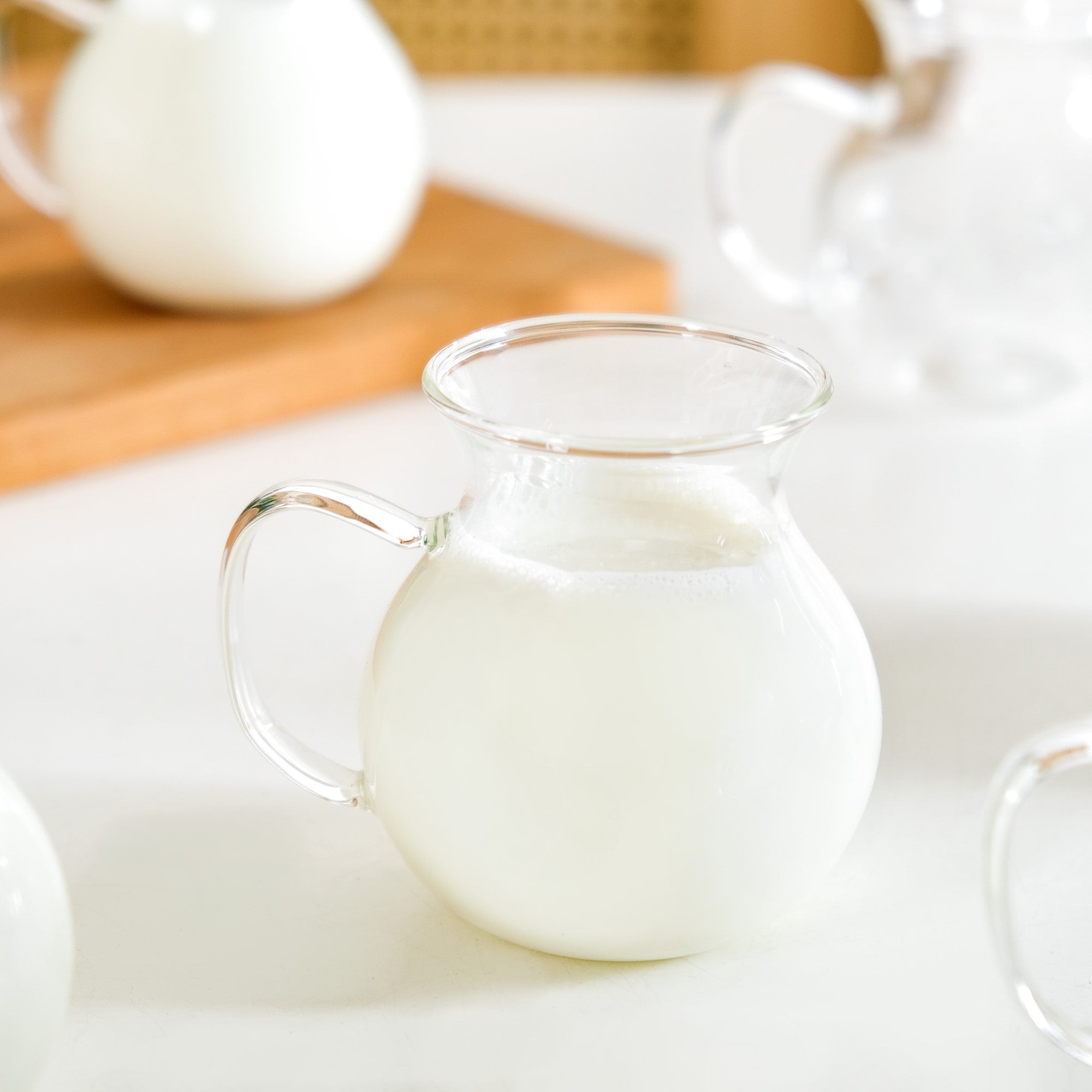 Borosilicate Milk And Creamer Pots Set Of 6 200ml Online - Premium