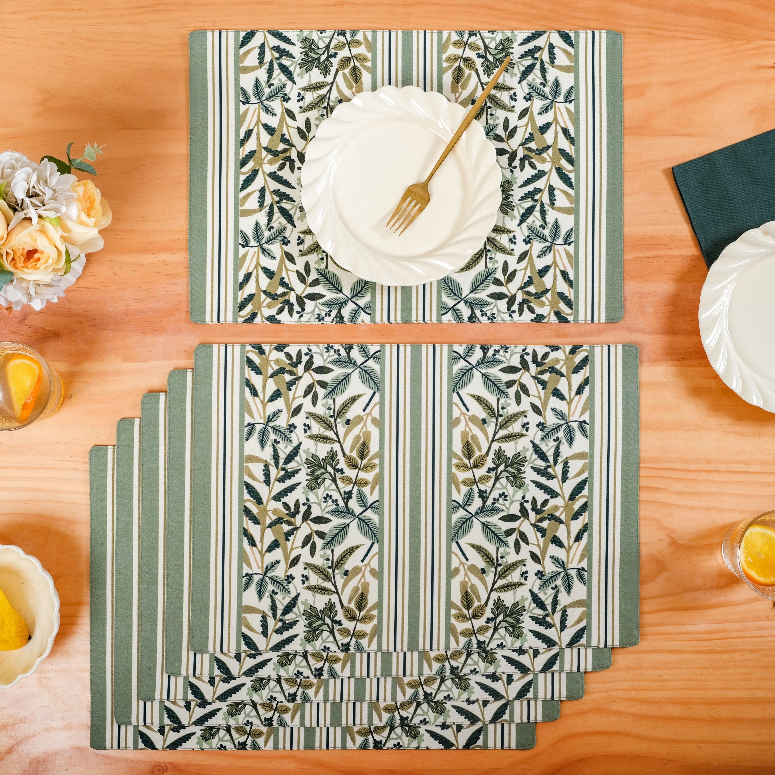 Botanica Water Resistant Placemat Set Of 6