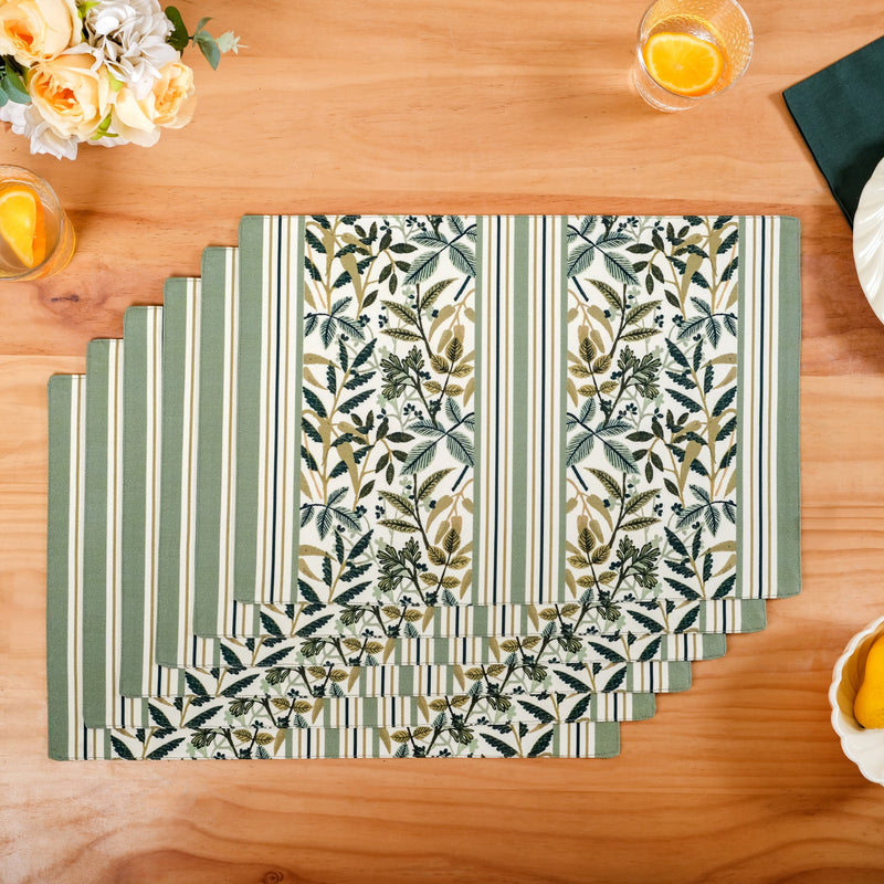 Botanica Water Resistant Placemat Set Of 6
