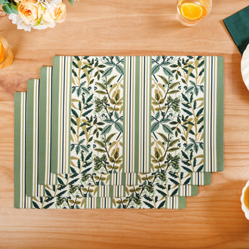 Botanical Cotton Placemat Set Of 4