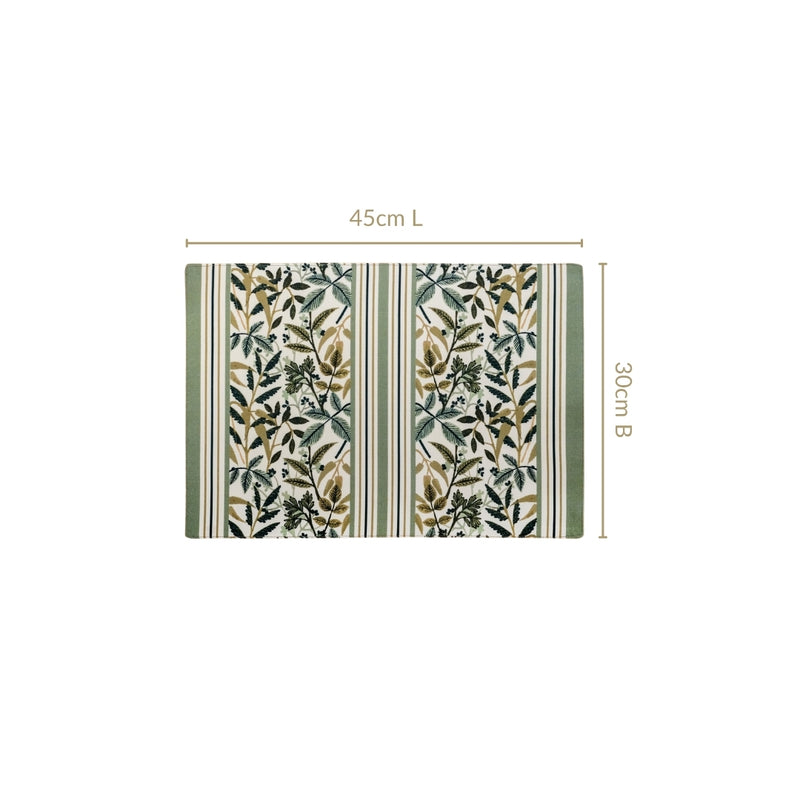 Botanical Cotton Placemat Set Of 4