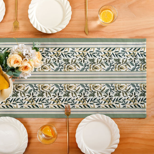 Botanical Cotton 8 Seater Runner 264x35cm