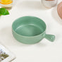 Ceramic Baking Bowl With Handle Sage Green 650ml