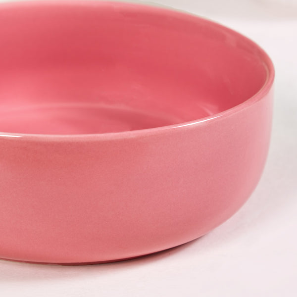 Bowl With Handle Pink 650ml