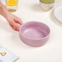 Purple Ceramic Bowl With Handle 650ml