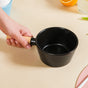 Ceramic Bowl With Handle Black 450 ml - Serving bowl, bowl with handle, ceramic bowl with handle, black bowl