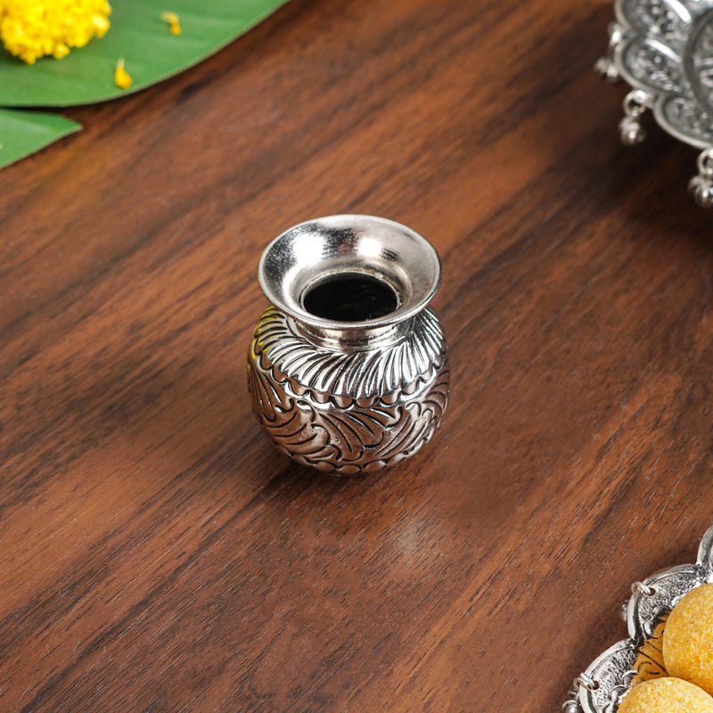 Brass Pooja Thali And Kalash Set