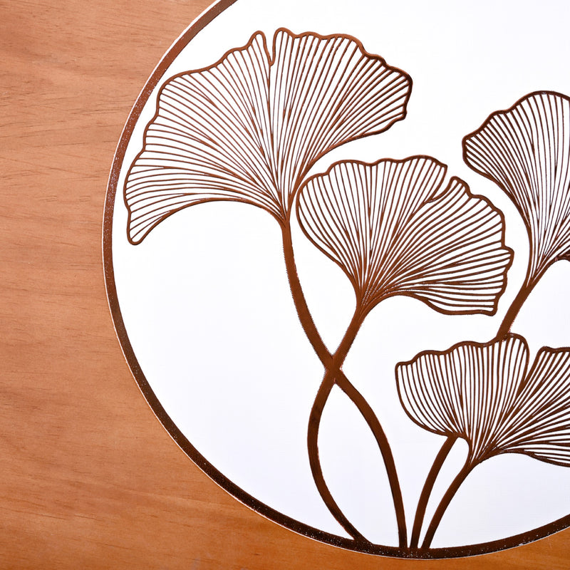 Bronze Ginkgo Table Mats Of 6