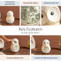 Bubbly Belly Owl Desk Decor