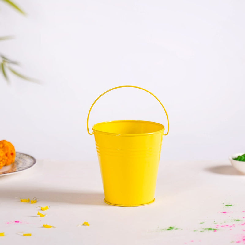 Metal Bucket For Home Decoration Set Of 3