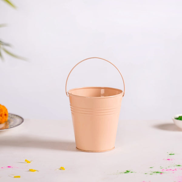 Metal Bucket For Home Decoration Set Of 3