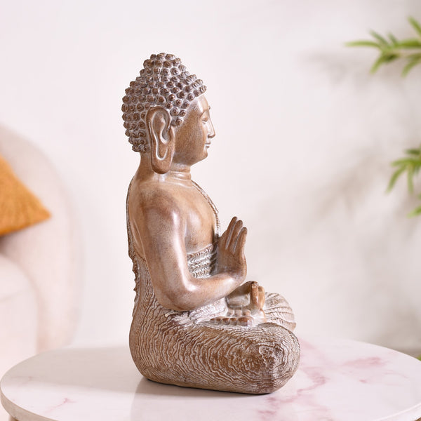 Abhaya Buddha Altar Candle Holder - 30cm x 17cm Abhaya Buddha Altar Candle Holder - 30cm x 17cm