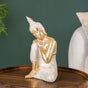 Serene Buddha Idol Showpiece For Home Decor Gold