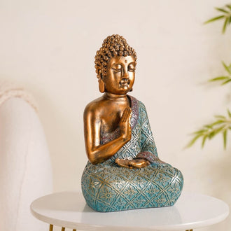 Buddha Statue For Home- Sitting buddha statue, buddha home decor, buddha statue, decorative statue, spiritual decor