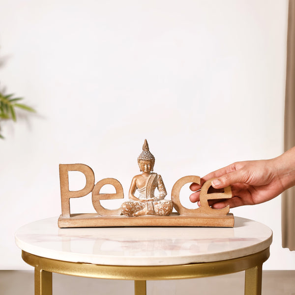 Buddha Peace Zen Resin Showpiece