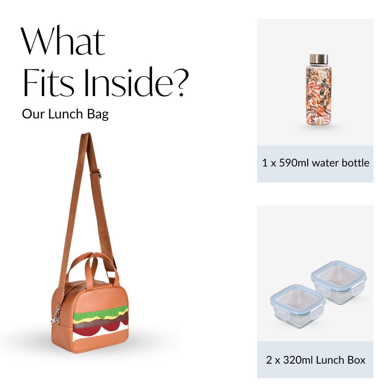 Burger Lunch Bag For Kids