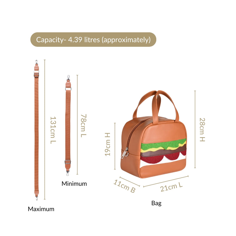 Burger Lunch Bag For Kids