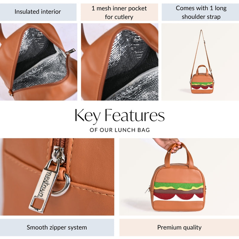 Burger Lunch Bag For Kids