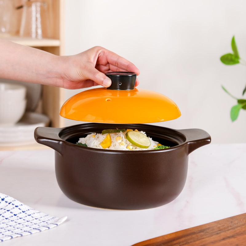 Burnt Honey Japanese Cooking Pot 2000ml