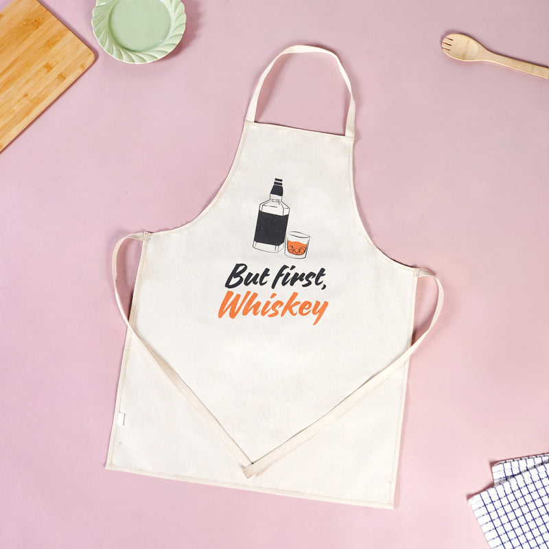 But First Whisk And Wine Couple Apron Set