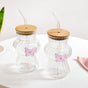 Butterfly Beverage Tumbler Set Of 2 With Straw 500ml