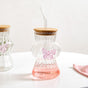 Butterfly Beverage Tumbler Set Of 2 With Straw 500ml