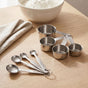 Stainless Steel Measuring Cups And Spoons Set Of 8