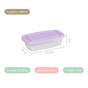 Set Of 2 Borosilicate Long Baking Dishes With Lid 1600ml