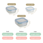 Airtight Glass Lunch Box Set Of 3