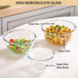 Glass Bowl Set Of 3 Microwave Oven Safe