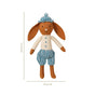 Mr Goat Plushy Toy In Teal Gingham Outfit