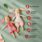 Mr And Mrs Bunny Cuddly Toy Set Of 2